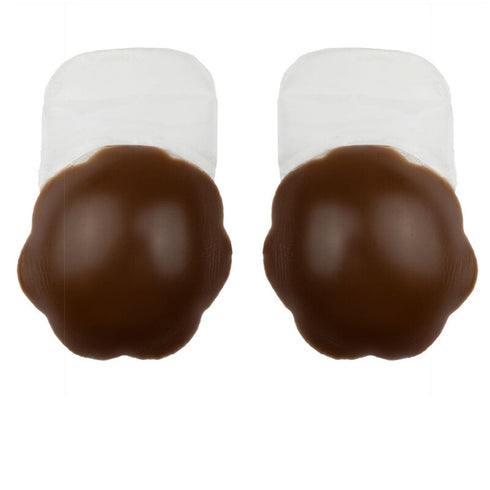 BYE-BRA - VOLUMIZZANTE SENI PUSH-UP SILICONE MARRONE MISURARE XL