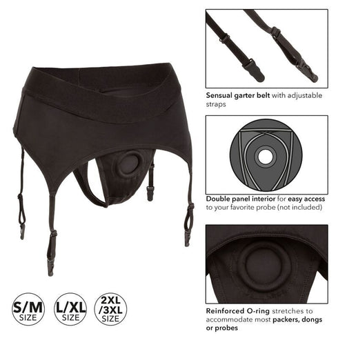 CALEXOTICS - PERIZOMA SENZA LIMITAZIONE CON GIARRETTIERA L/XL