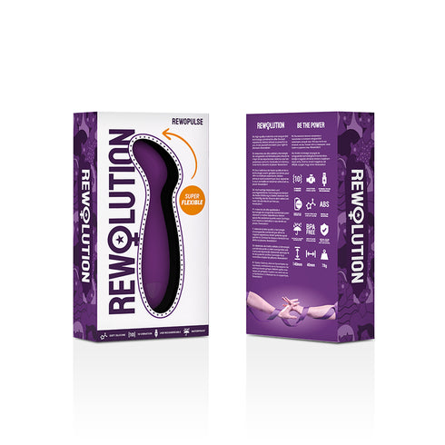 REWOLUTION - REWOPULSE VIBRATORE FLESSIBILE STIMOLATORE DEL PUNTO G