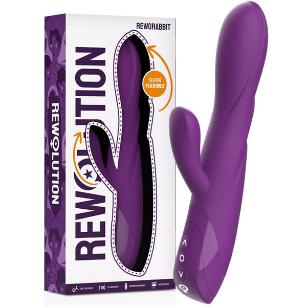 REWOLUTION - REWORABBIT VIBRATORE FLESSIBILE CON RABBIT