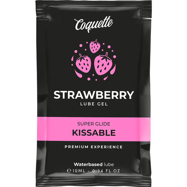 COQUETTE CHIC DESIRE - LUBRIFICANTE KISSABLE A BASE ACQUA DI FRAGOLA POCKET 10 ML