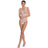 PASSION - WOMAN BS086 BODYSTOCKING BIANCO TAGLIA UNICA