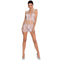 PASSION - WOMAN BS090 BODYSTOCKING BIANCO TAGLIA UNICA