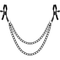 BEGME - CLIP PER CAPEZZOLI RED EDITION CON CATENA