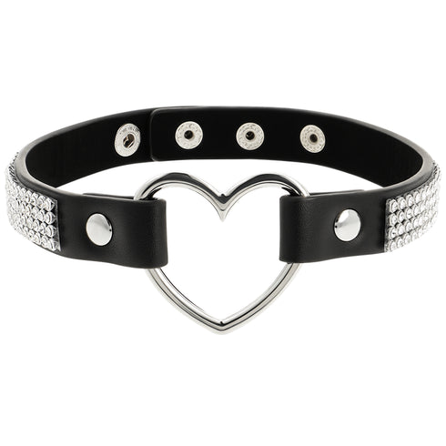 COQUETTE CHIC DESIRE - GIROCOLLO IN PELLE VEGANA CON CUORE