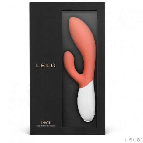 LELO - INA 3 VIBRATORE DI LUSSO RABBIT CORALLO