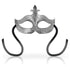 OHMAMA - MASCHERE MASCHERA FIORE DE LIS ARGENTO
