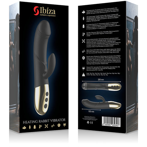 IBIZA - POTENTE VIBRATORE ANATOMICO CON RABBIT