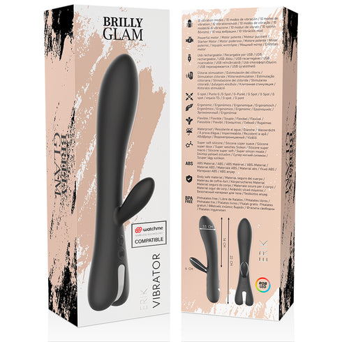 BRILLY GLAM - ERIK VIBRATORE + TELECOMANDO WATCHME