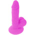 DIVERSIA - DILDO VIBRANTE FLESSIBILE VIOLA 17 CM -O- 3.3 CM