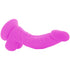 DIVERSIA - DILDO VIBRANTE FLESSIBILE VIOLA 21.5 CM -O- 4.5 CM