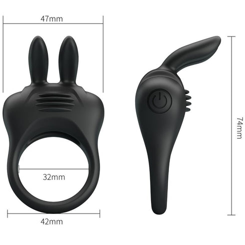 PRETTY LOVE - ANELLO VIBRATORE CONIGLIO DAVION