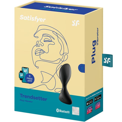 SATISFYER - APP TRENDSETTER SPINA VIBRANTE NERA