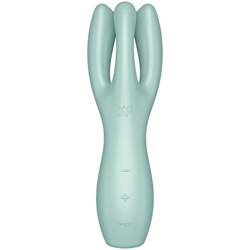 SATISFYER - VIBRATORE THREESOME 3 MENTA