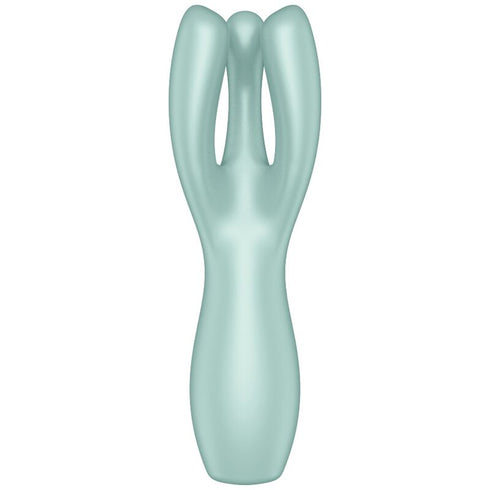 SATISFYER - VIBRATORE THREESOME 3 MENTA