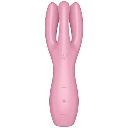 SATISFYER - VIBRATORE THREESOME 3 ROSA