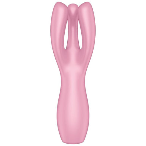 SATISFYER - VIBRATORE THREESOME 3 ROSA