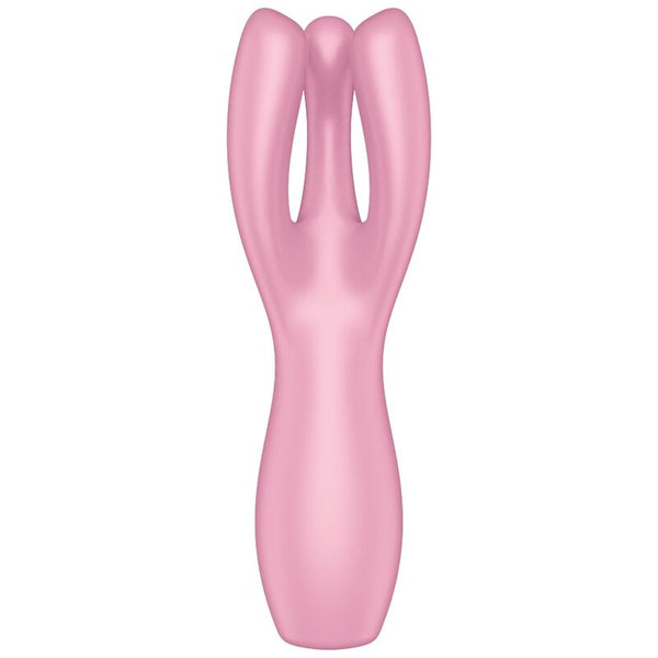 SATISFYER - VIBRATORE THREESOME 3 ROSA