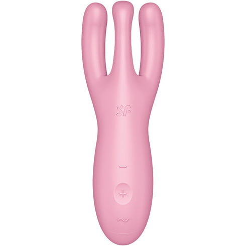 SATISFYER - APP THREESOME 4 VIBRATORE ROSA