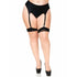 LEG AVENUE - COSTUME IN LYCRA 2 TONI CON CUCITURA POSTERIORE E TACCO CUBANO