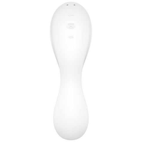 SATISFYER - STIMOLATORE A E VIBRATORE CURVY TRINITY 5 BIANCO