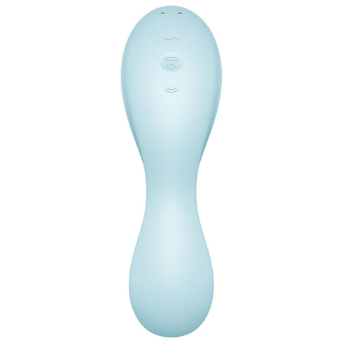 SATISFYER - STIMOLATORE E VIBRATORE CURVY TRINITY 5 AIR PULSE BLU