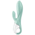 SATISFYER - APP VIBRATORE GONFIABILE RABBIT AIR PUMP BUNNY 5+ VERDE