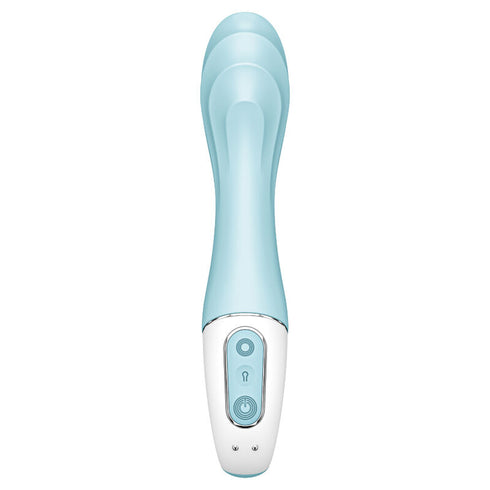 SATISFYER - VIBRATORE AIR PUMP 5+ VIBRATORE GONFIABILE G-SPOT BLU