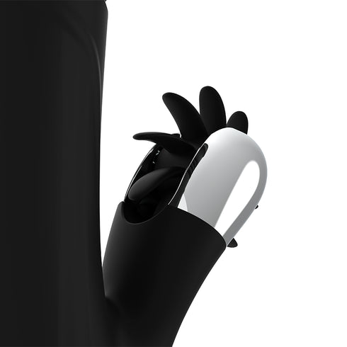 BLACK&SILVER - VIBRA SU E GIÙ CON CANNA DI RABBIT