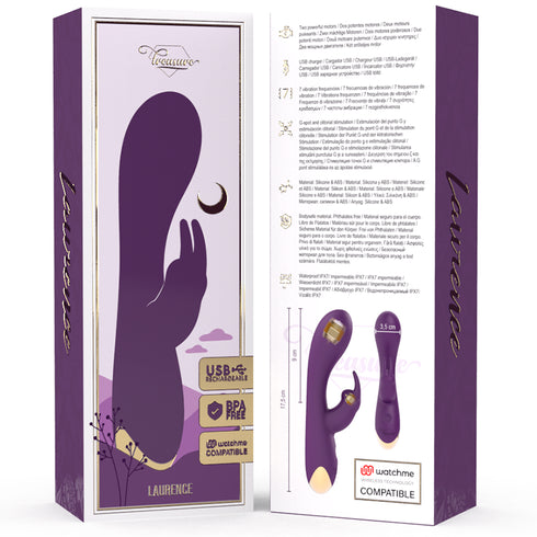 TREASURE - LAURENCE VIBRATORE RABBIT + TELECOMANDO WATCHME