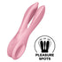 SATISFYER - THREESOME 1 VIBRATORE ROSA
