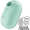 SATISFYER - PRO TO GO 2 DOPPIO STIMOLATORE E VIBRATORE VERDE