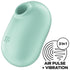 SATISFYER - PRO TO GO 2 DOPPIO STIMOLATORE E VIBRATORE VERDE