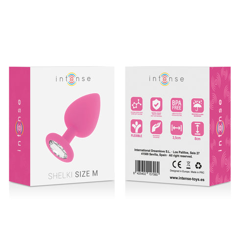 INTENSE - SHELKI M ANAL PLUG FUCSIA