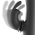 BLACK&SILVER - DJ. STIMOLATORE RABBIT IN SILICONE RICARICABILE ADAM NERO