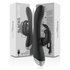 BLACK&SILVER - DJ. STIMOLATORE RABBIT IN SILICONE RICARICABILE ADAM NERO