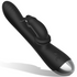 BLACK&SILVER - DJ. STIMOLATORE RABBIT IN SILICONE RICARICABILE ADAM NERO