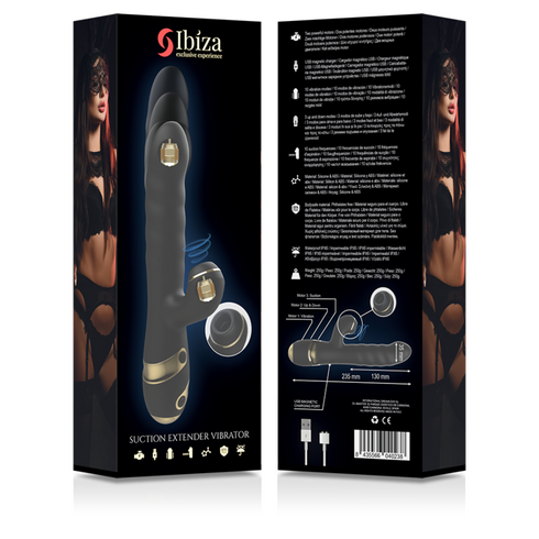 IBIZA - SU E GIÙ + VIBRATORE + ASPIRAZIONE CLITORIDEA