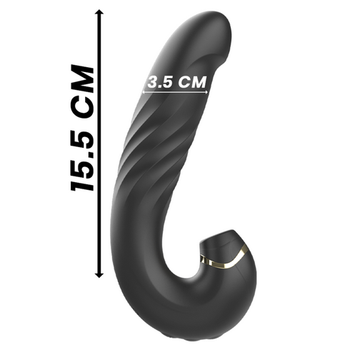 IBIZA - CLIP UP & DOWN + VIBRATORE + ASPIRAZIONE CLITORIDEA