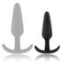 BLACK&SILVER - PLUG ANALE IN SILICONE HANSEL CON MANIGLIA PICCOLO