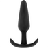 BLACK&SILVER - PLUG ANALE IN SILICONE KAEL CON MANICO MEDIO