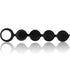 BLACK&SILVER - ROSARIO ANALE LENNON 4 SFERE IN SILICONE 15 CM