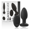 BLACK&SILVER - TELECOMANDO ROTATORE ANALE IN SILICONE CON TAPPO POZZETTI