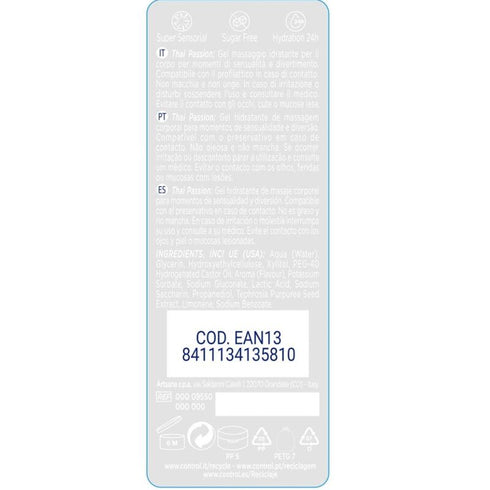 CONTROL - MASSAGGIO E PIACERE 2 EN 1 PASSIONE THAI 200 ML