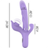 INTENSE - BILLIE VIBRATORE MULTIFUNZIONALE RICARICABILE A SUCCHIO CON PULSANTE VIOLA