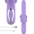 INTENSE - BILLIE VIBRATORE MULTIFUNZIONALE RICARICABILE A SUCCHIO CON PULSANTE VIOLA