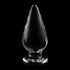 NEBULA SERIES BY IBIZA - MODELLO 4 PLUG ANALE VETRO BOROSILICATO TRASPARENTE 11 CM -O- 5 CM