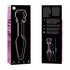 NEBULA SERIES BY IBIZA - MODELLO 7 PLUG ANALE VETRO BOROSILICATO ROSA 13.5 CM -O- 3 CM