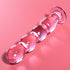 NEBULA SERIES BY IBIZA - MODELLO 10 DILDO IN VETRO BOROSILICATO ROSA 16.5 CM -O- 3.5 CM