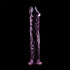 NEBULA SERIES BY IBIZA - MODELLO 12 DILDO IN VETRO BOROSILICATO ROSA 17 CM -O- 3.5 CM